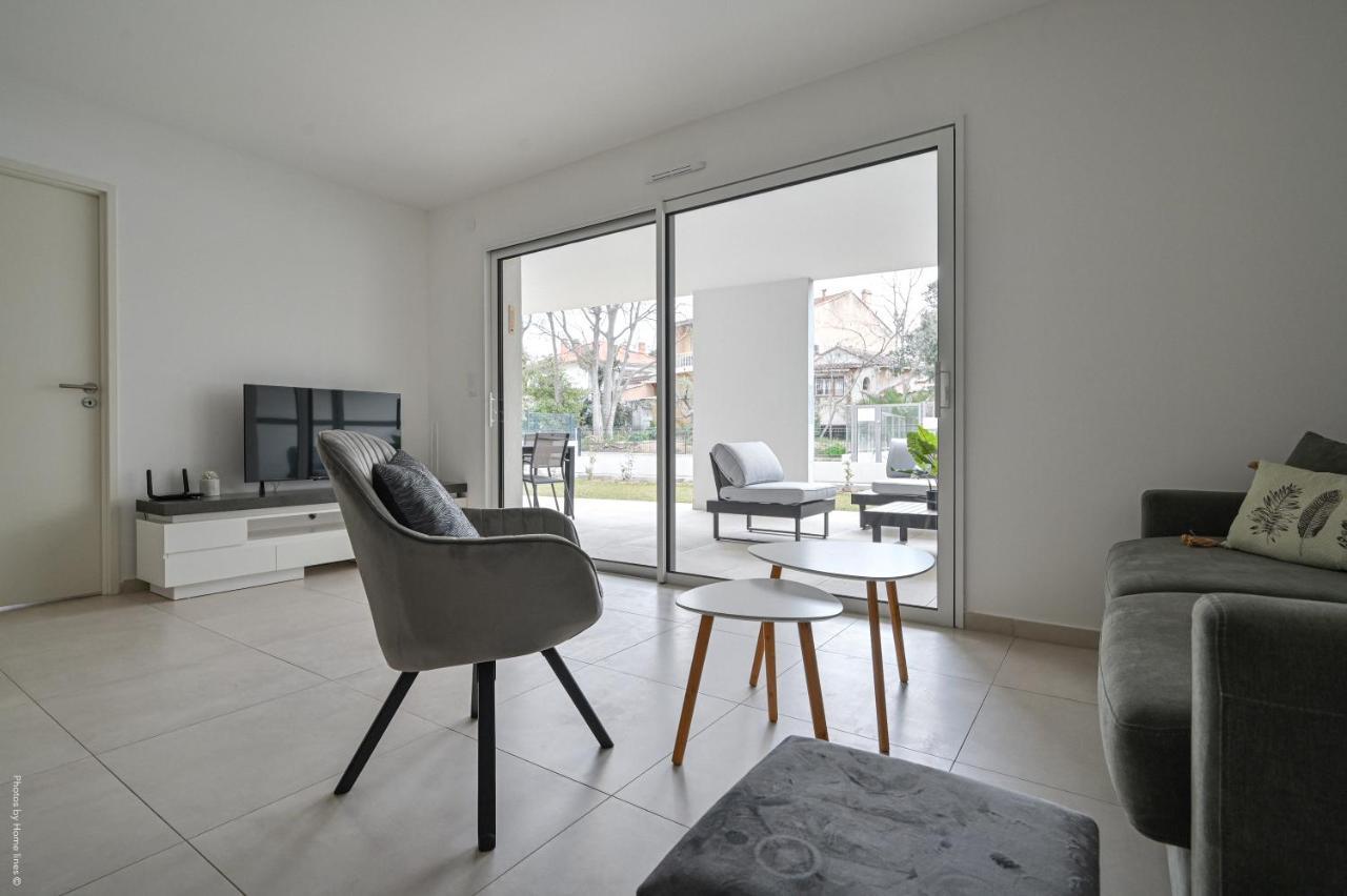 T4 Neuf - Jardin-Terrasse Et Piscine - Acces Direct Plages Et Centre Village - App C 12 Saint-Cyr-sur-Mer Zewnętrze zdjęcie